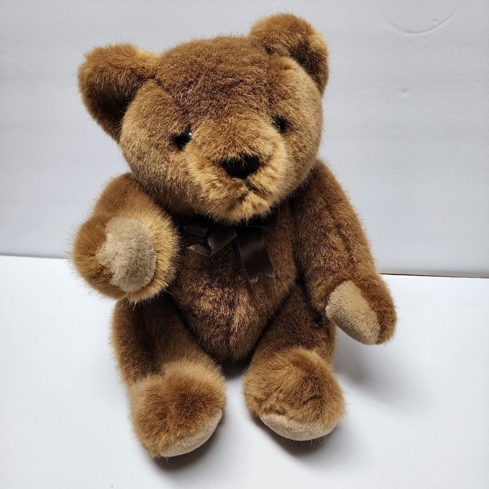 Vintage Mervyns Playful Pals Jointed Brown Bear 14"